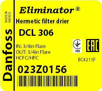 Фильтр Danfoss DCL 306