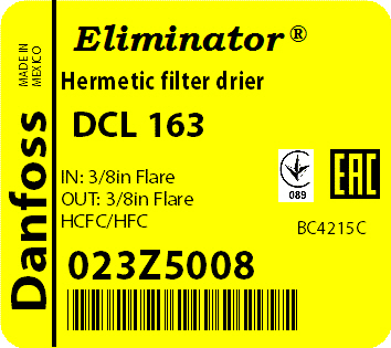 Фильтр Danfoss DCL 164S