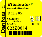Фильтр Danfoss DCL 305 5/8 023Z0014
